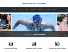 Tablet Screenshot of bartlettbarracudas.org